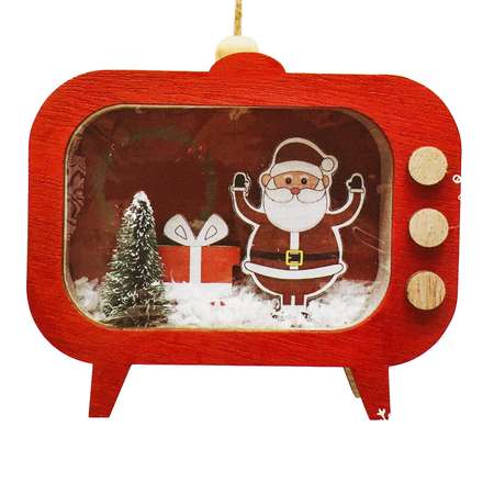 Набор для творчества Школа Талантов создай елочное украшение Дед мороз в телевизоре