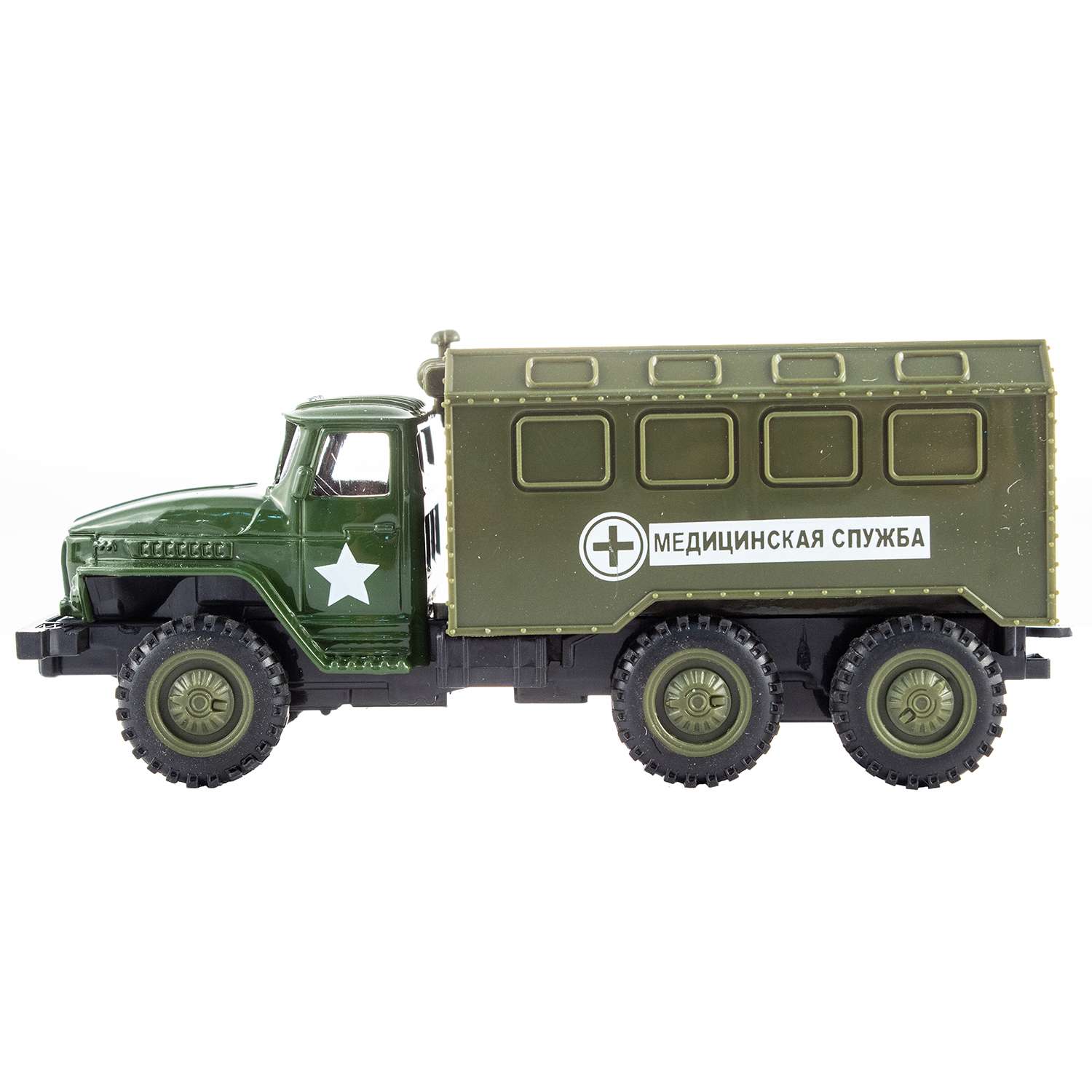 Машинка KiddieDrive Медицинский военный грузовик инерционный 1501190_3 - фото 2