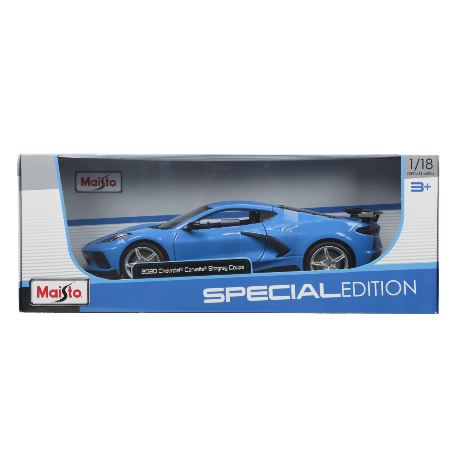 Машина MAISTO 1:18 Chevrolet Corvette Stingray Coupe Синяя 31455 купить по  цене 4999 ₽ в интернет-магазине Детский мир