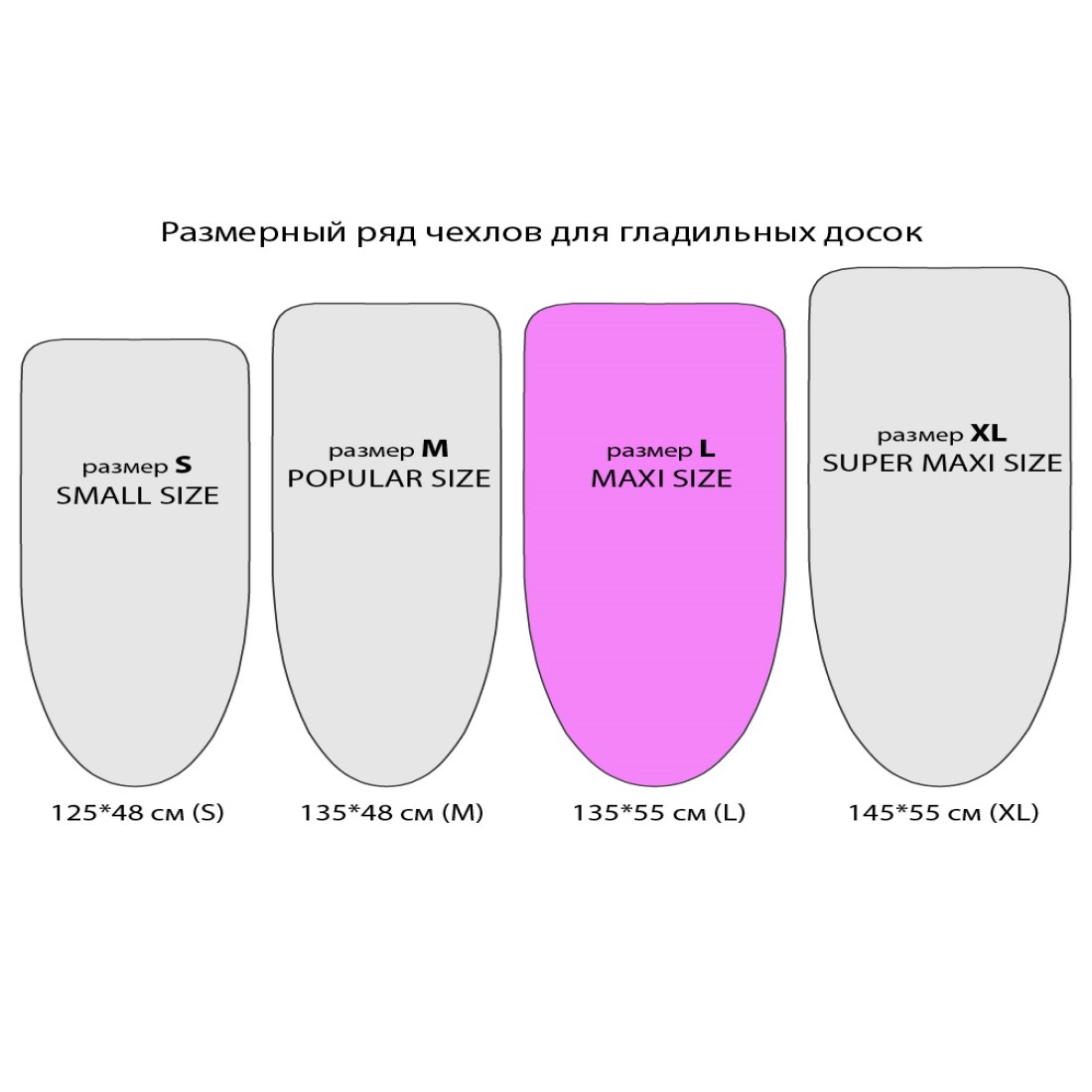 Чехол для гладильной доски Varmax 135*55 см L dandelion - фото 5