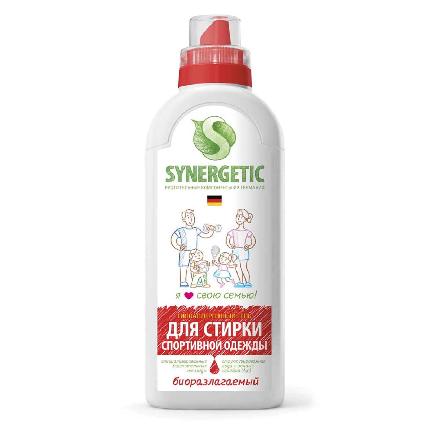 Гель для стирки SYNERGETIC спортивной одежды и мембранных тканей 0.75 л - фото 1