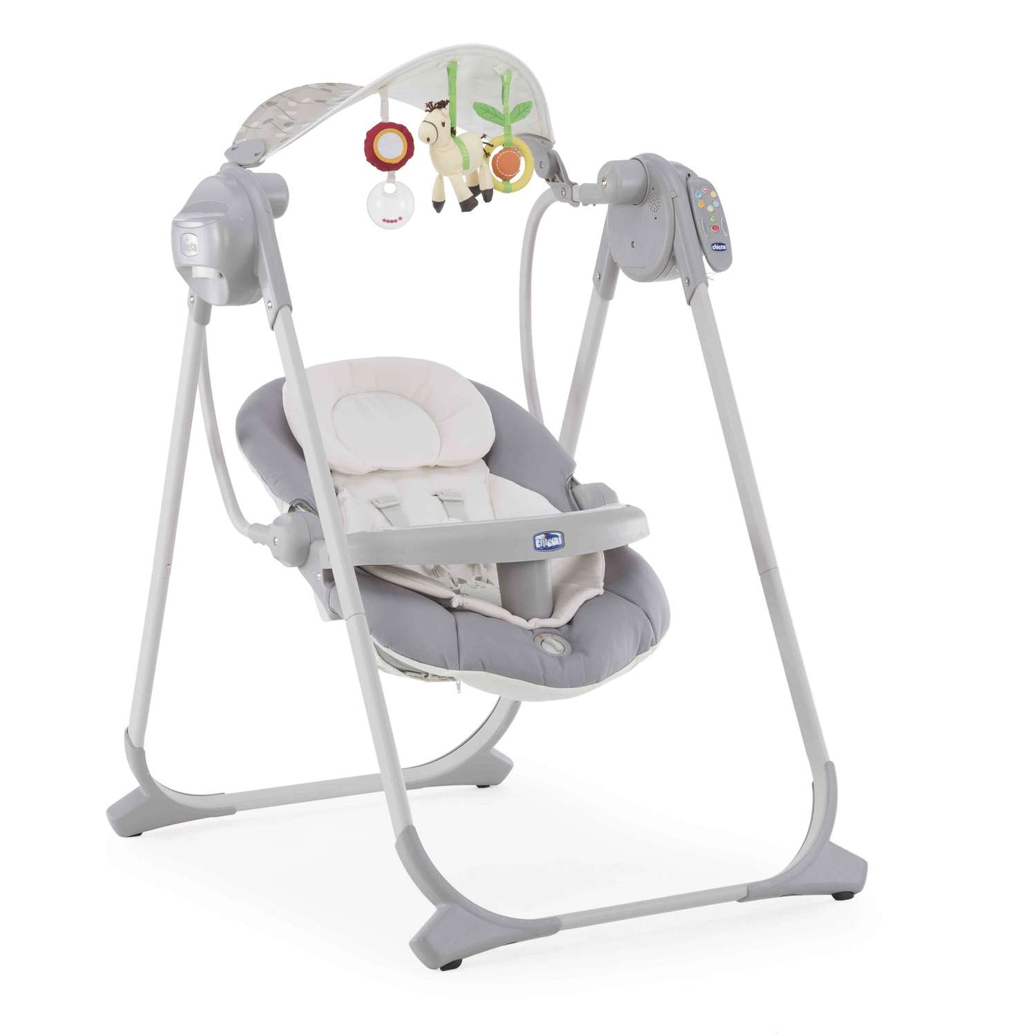 Качели Chicco Polly Swing Up Silver - фото 1