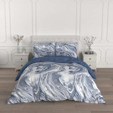 Комплект постельного белья для SNOFF Водопад евро сатин