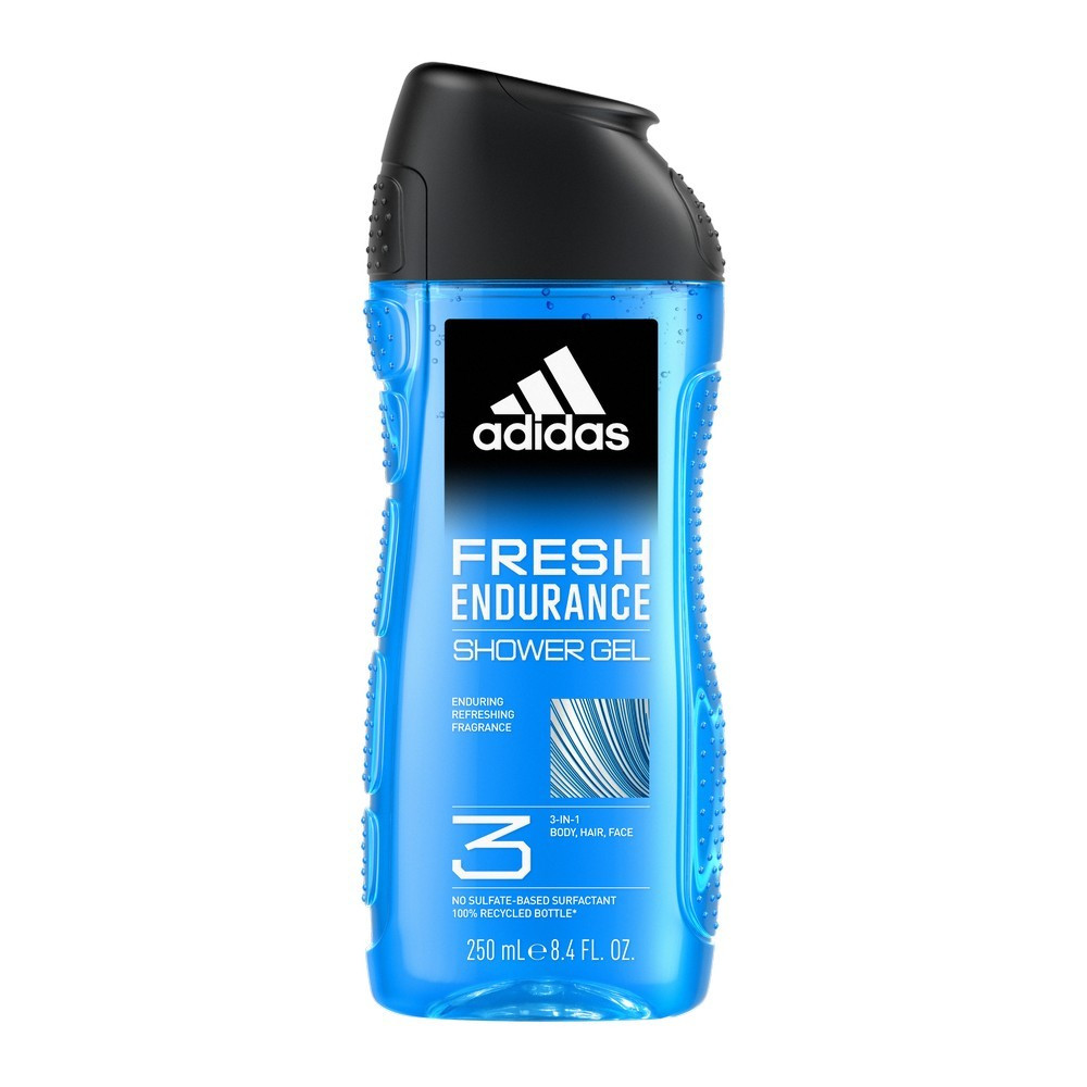 Гель для душа adidas Fresh Endurance 250 мл мужской 3в1 - фото 1