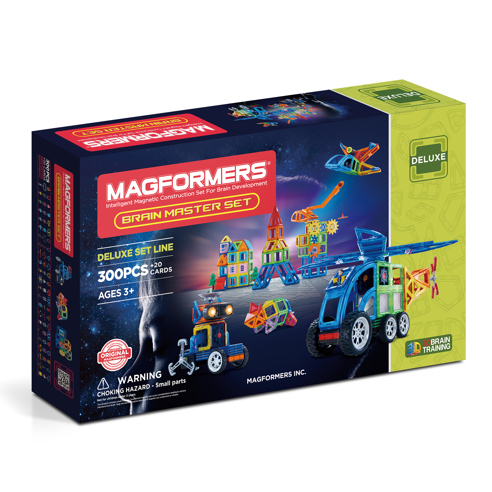 Конструктор магнитный Magformers Brain Master Set 300P - фото 1