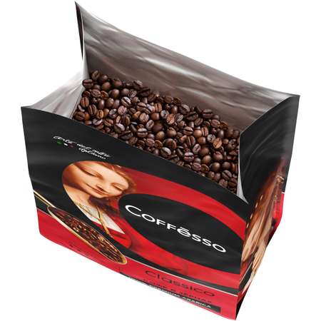 Кофе в зернах Coffesso Classico Арабика 1000 гр