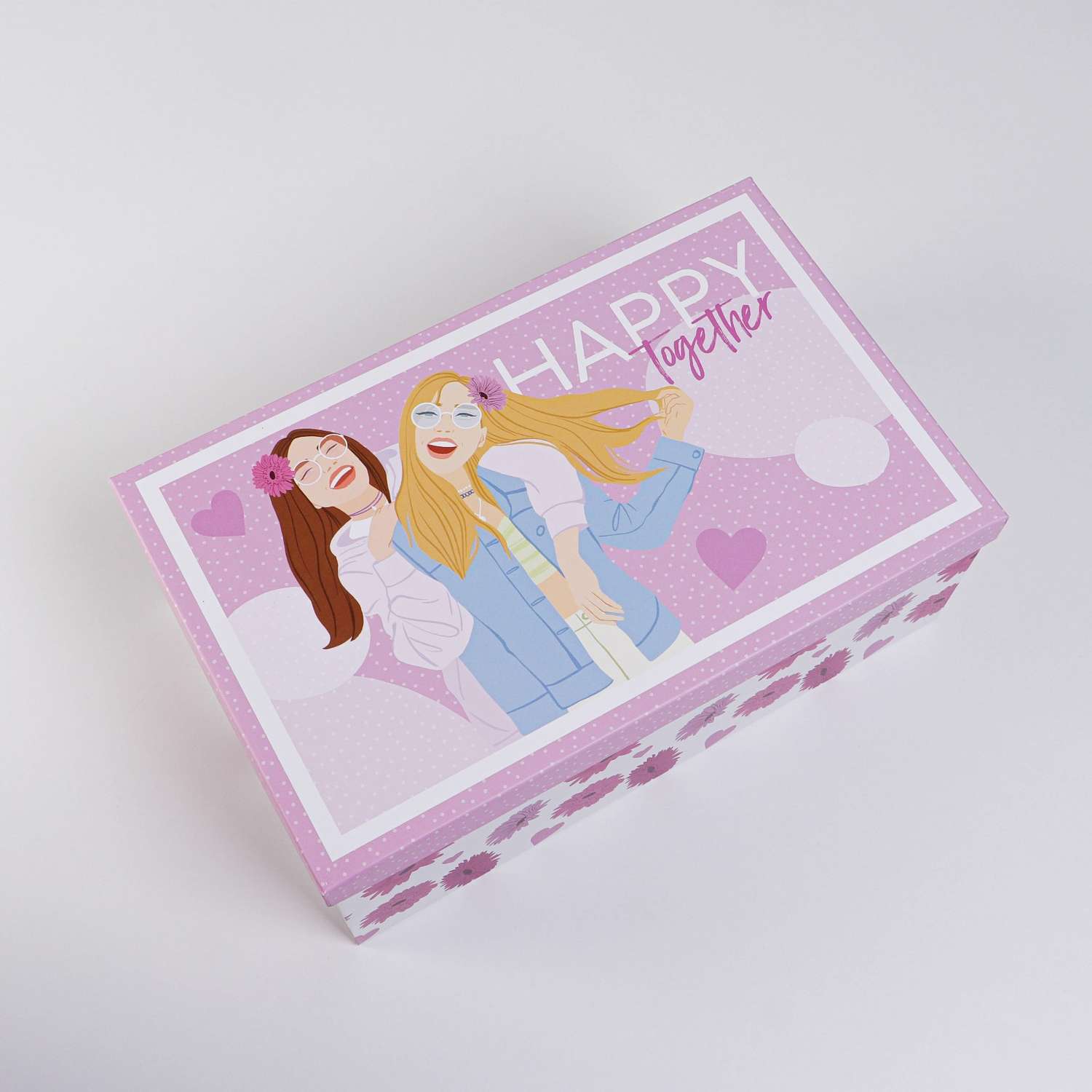 Набор коробк Дарите Счастье подарочных 6 в 1 «Girls» 20 х 12.5 х 7.5 ‒ 32.5 х 20 х 12.5 см - фото 3