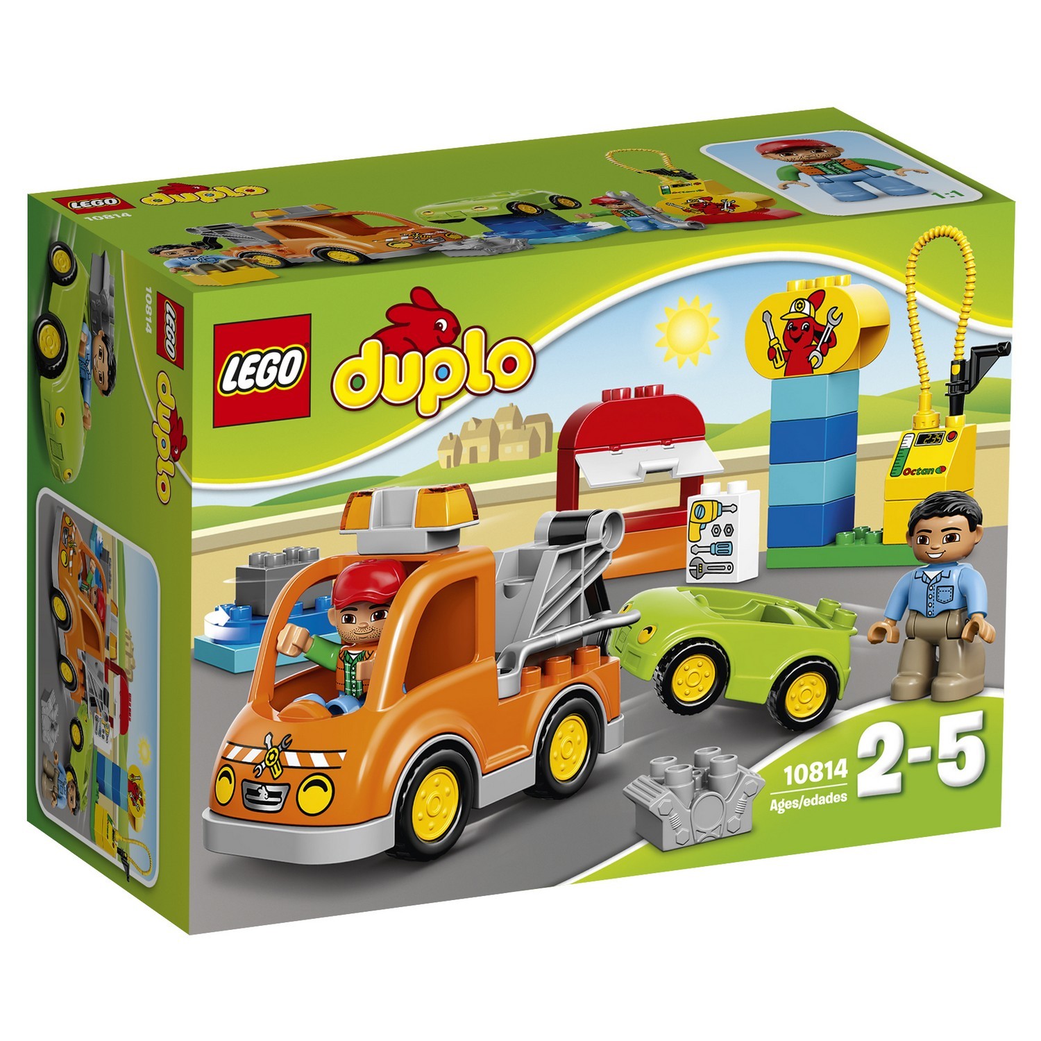 Конструктор LEGO DUPLO Town Буксировщик (10814) купить по цене 919 ₽ в  интернет-магазине Детский мир