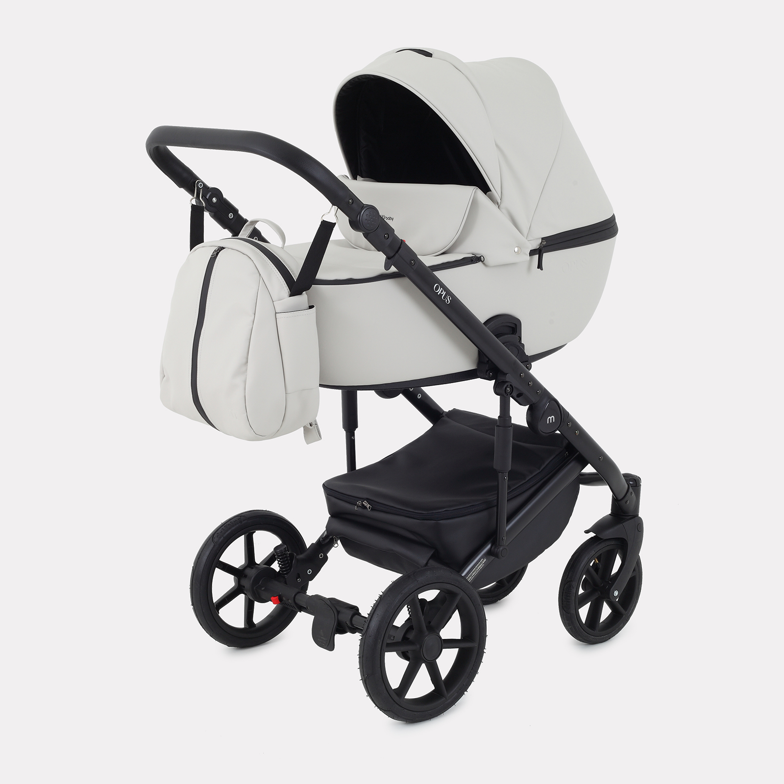 Коляска детская MOWbaby Opus 3в1 05 Light grey - фото 1