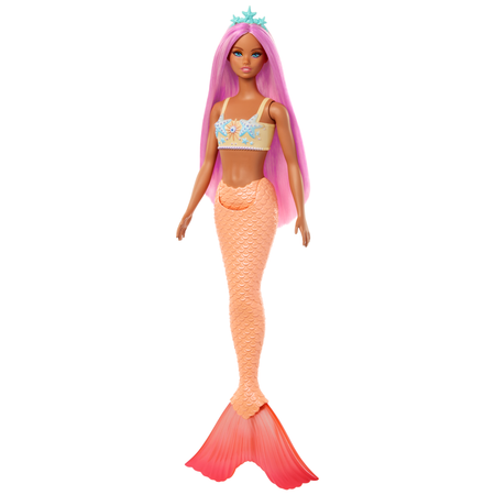 Кукла Arnetta Mattel Barbie Mermaid с розовыми волосами HRR05