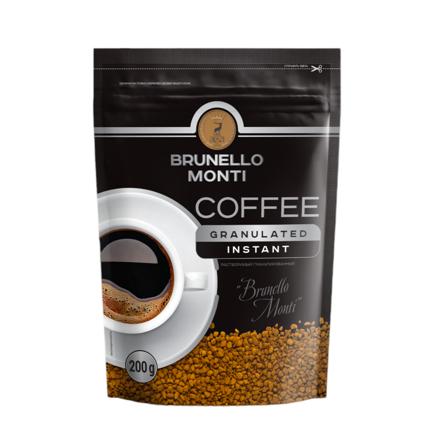 Кофе Brunello Monti гранулированный 200г - фото 1