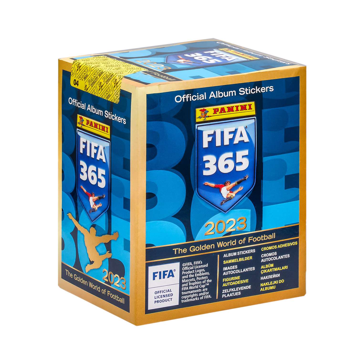 Бокс с наклейками Panini FIFA 365 2023 50 пакетиков в наборе - фото 1