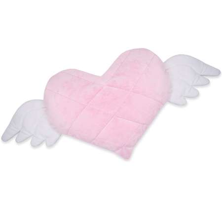 Плед-игрушка Santa Lucia Сердце розовое
