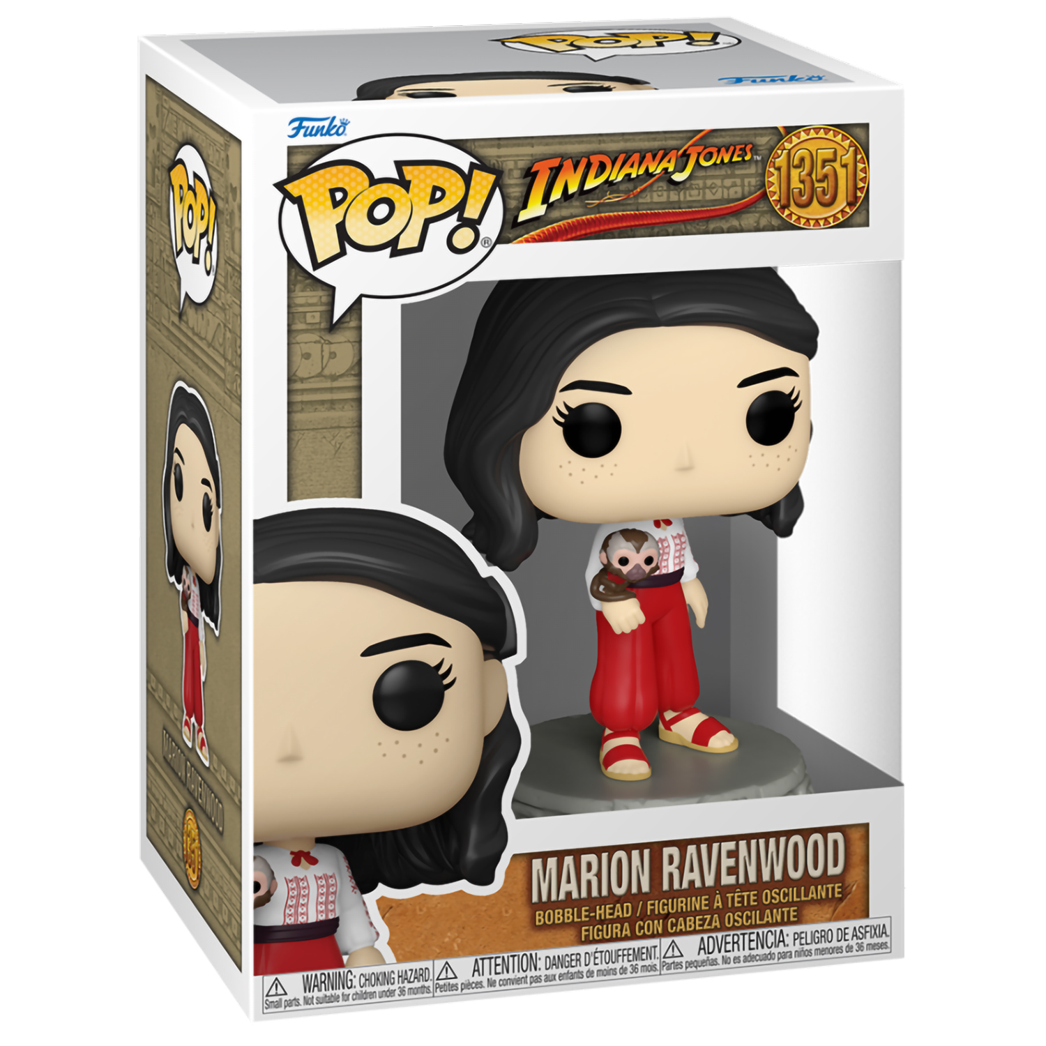 Фигурка Funko POP! Movies Bobble Indiana Jones ROTLA Marion Ravenwood (1351) 59260 - фото 2