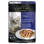 Корм влажный для кошек Edel Cat 100г кусочки в соусе лосось-форель пауч