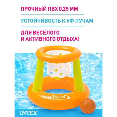 Игровой комплекс Intex Плавающее баскетбольное кольцо 65х55 см