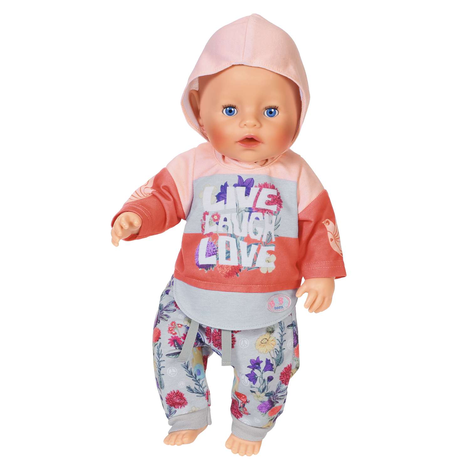 Одежда для кукол Zapf Creation Baby Born Цветочный костюмчик Красный 826-980R 826-980R - фото 2