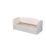 Кровать Клик Мебель «Бейли» 700×1600 мм с ортопедическим основанием цвет белый