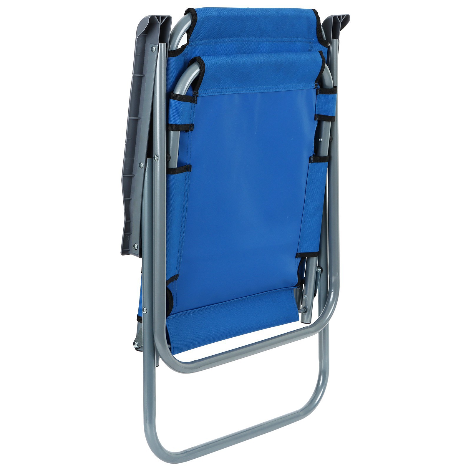 Кресло Maclay туристическое с подлокотниками р. 55 х 46 х 84 см до 100 кг цвет синий - фото 4