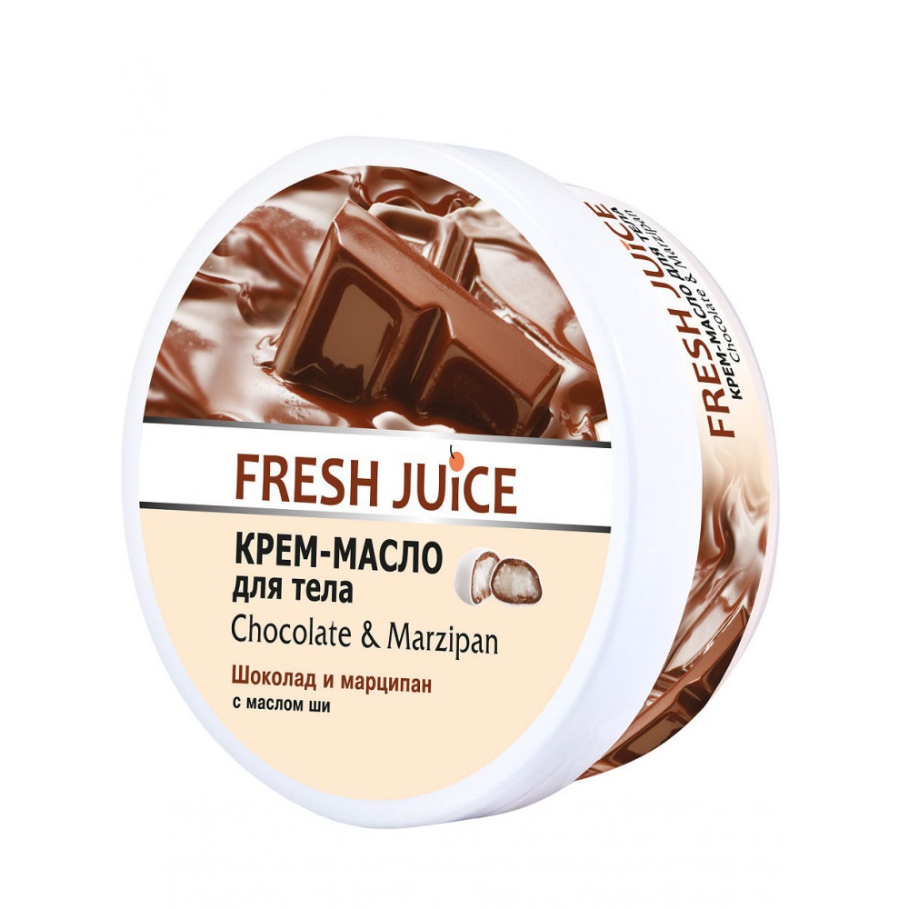 Крем-масло для тела Fresh Juice Chocolate Marzipan 225 мл - фото 1