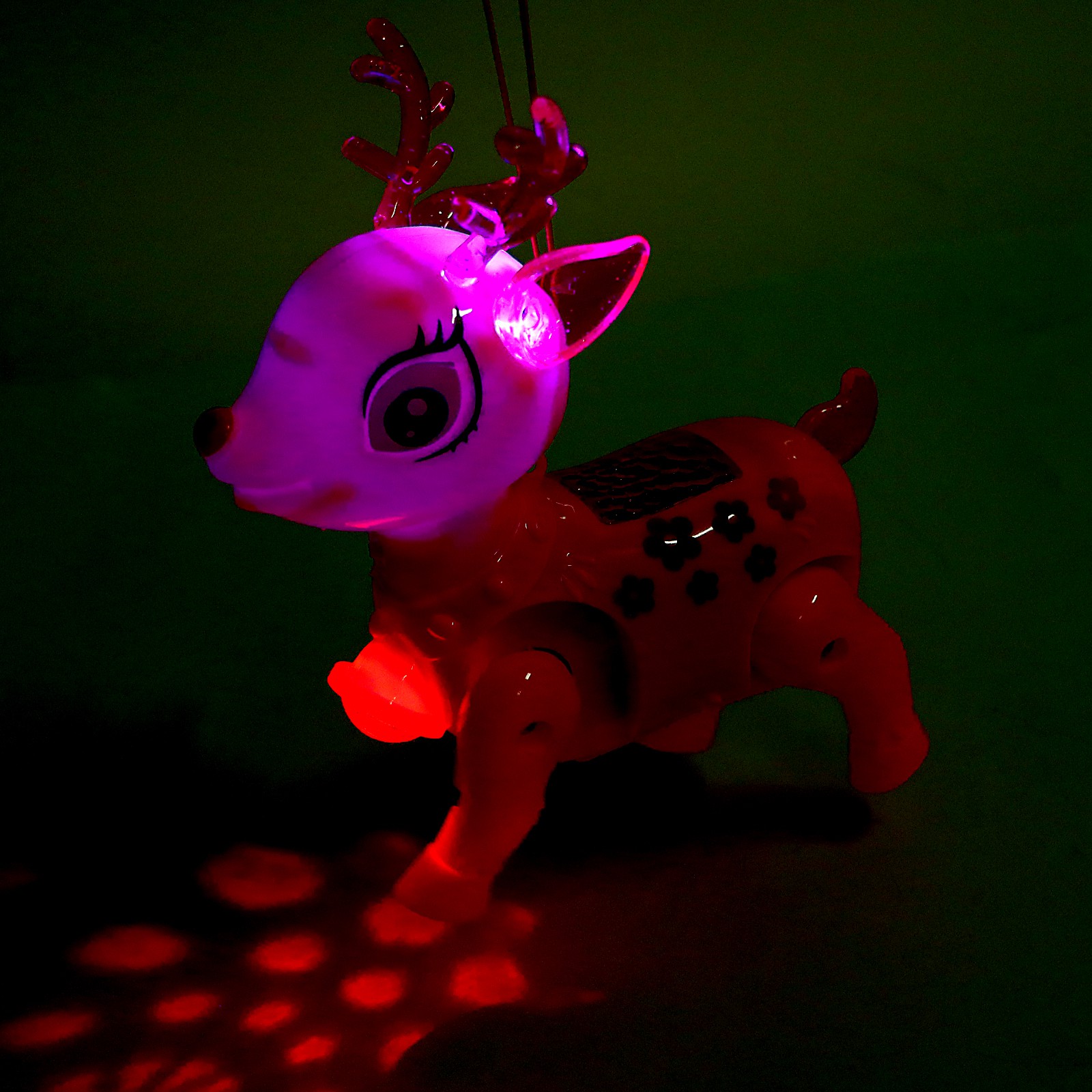 Интерактивная игрушка Zabiaka «Оленёнок Робби» звук свет цвет белый - фото 7