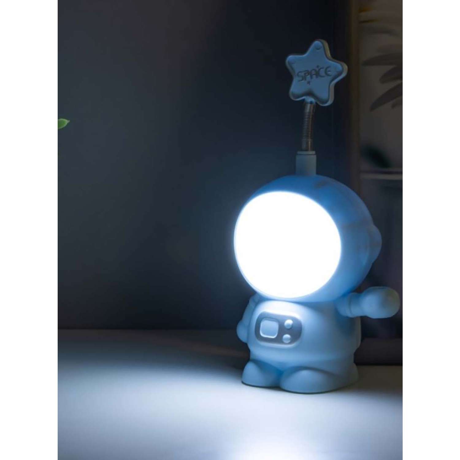 Лампа настольная светодиодная LATS детский ночник космонавт - фото 9