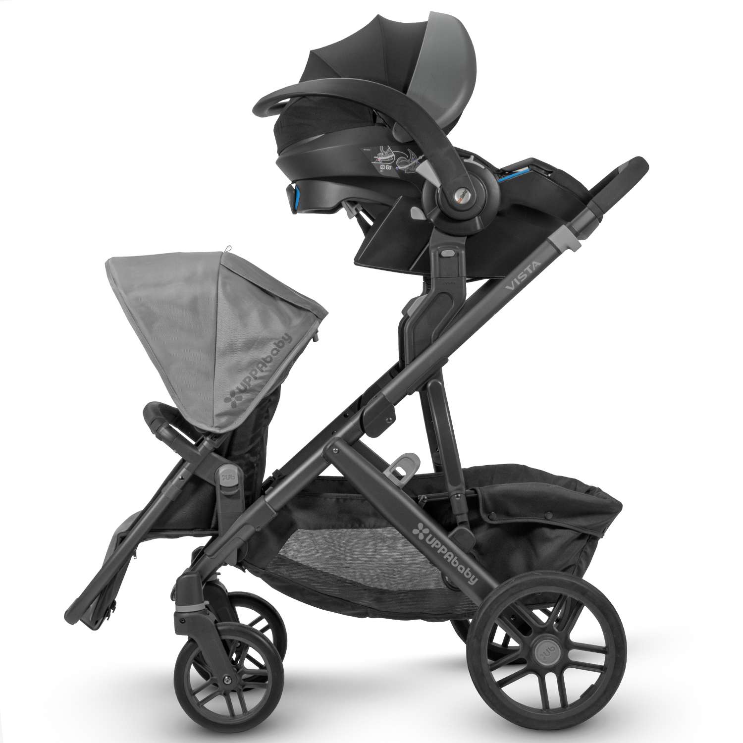 Коляска 2 в 1 UPPAbaby Vista Grey - фото 7