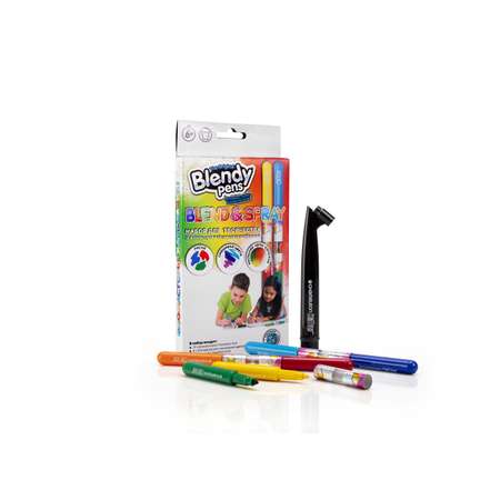 Набор фломастеров Blendy pens хамелеонов «Blendy pens» 12 шт c аэрографом