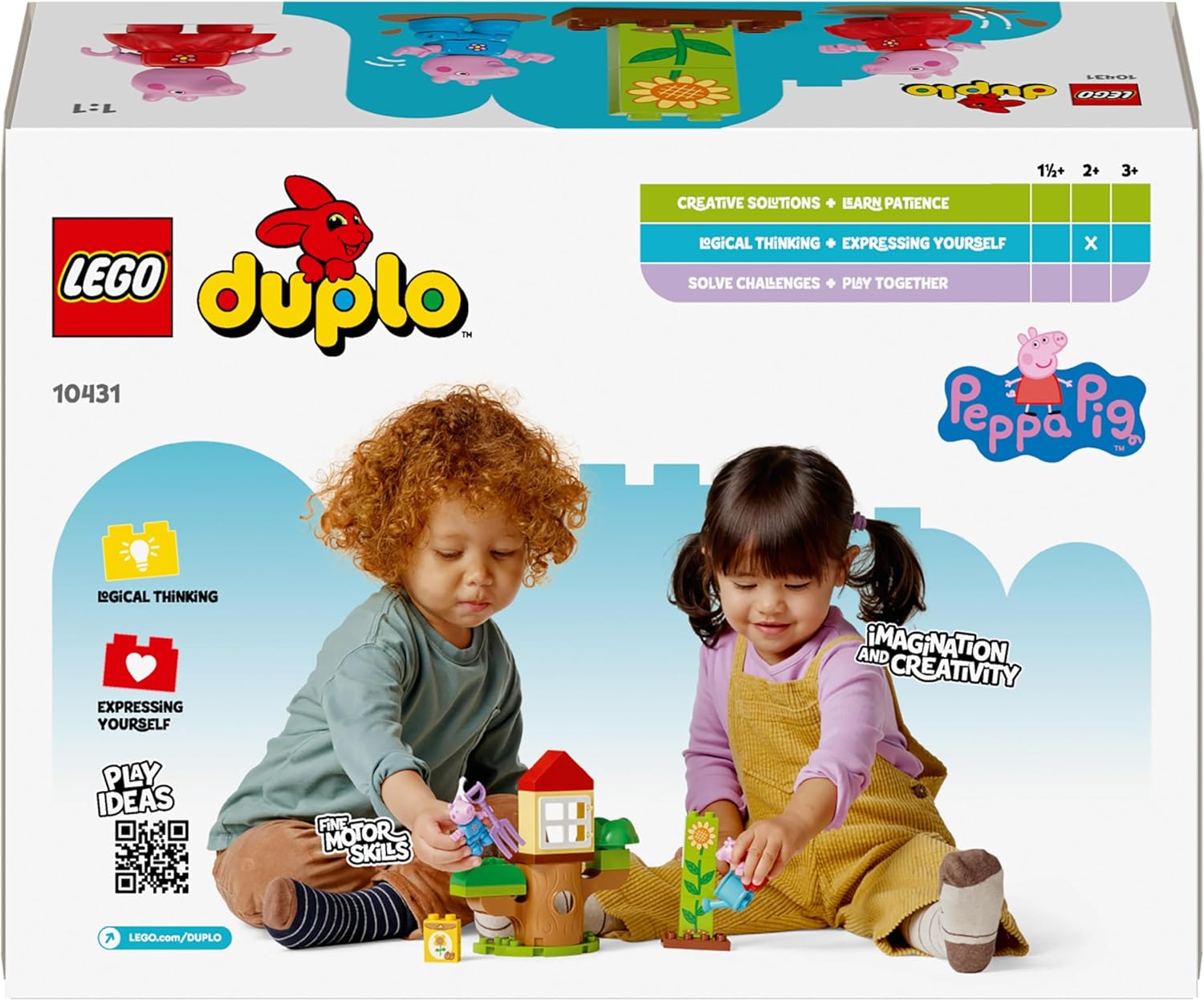 Конструктор LEGO DUPLO Сад Свинки Пеппы блочный - фото 3