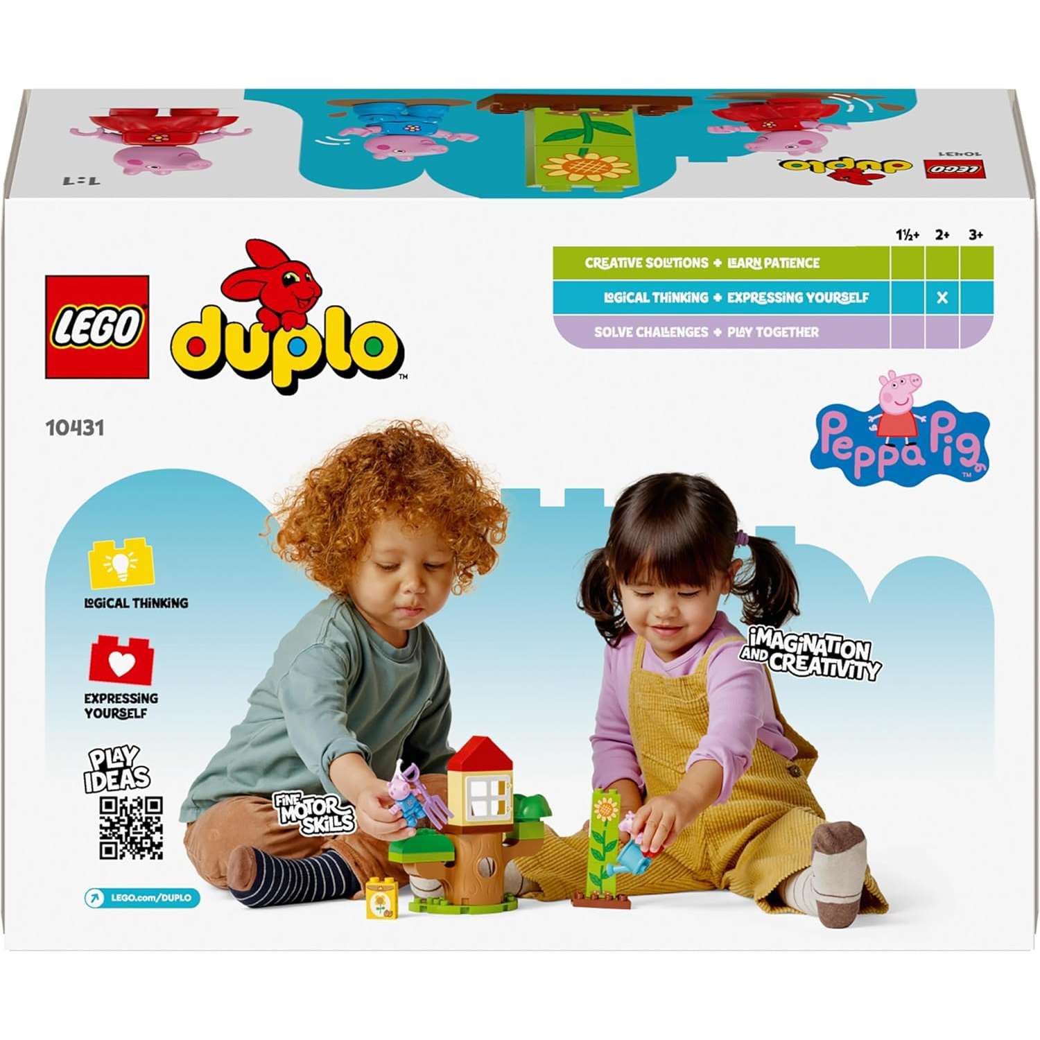 Конструктор LEGO Duplo Сад Свинки Пеппы и домик на дереве 10431 - фото 3