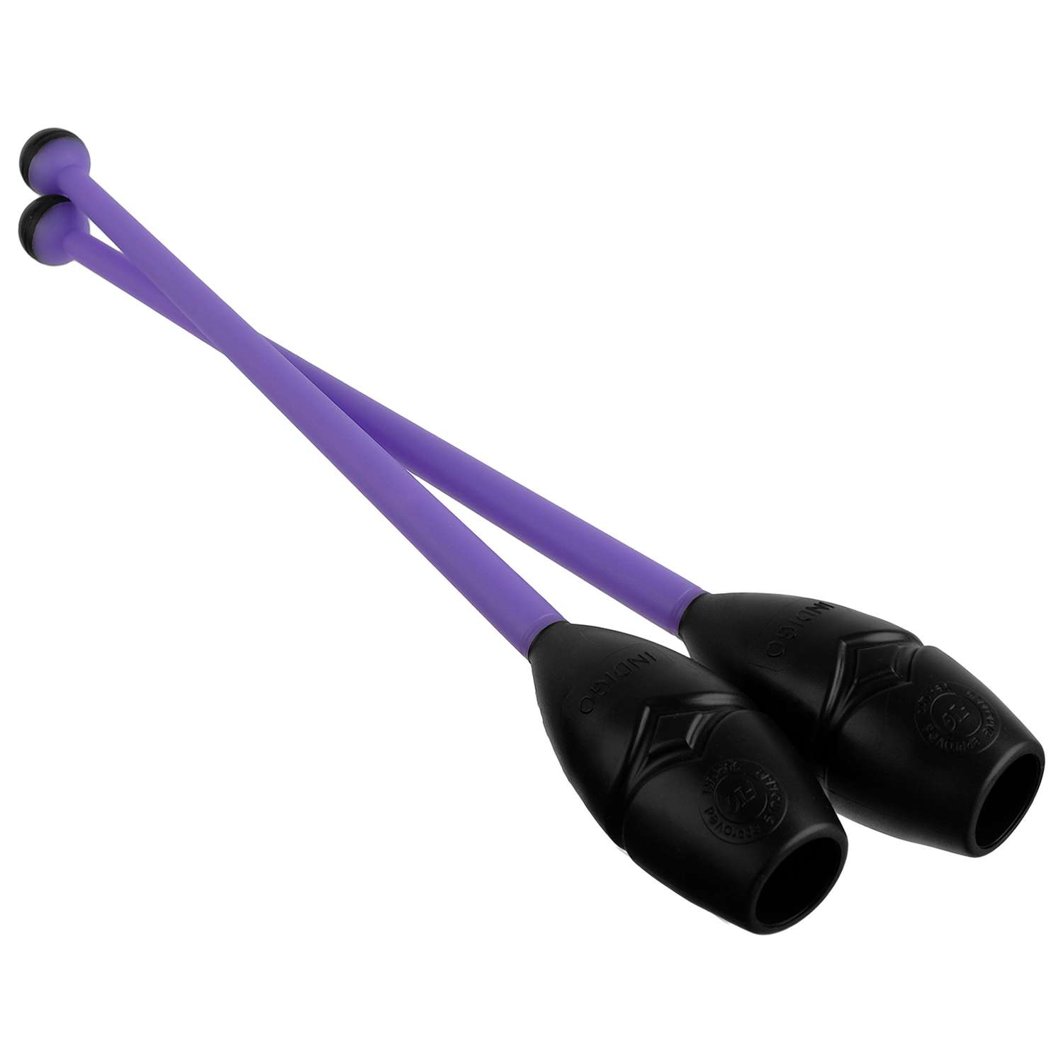 Булавы Sima-Land для художественной гимнастики вставляющиеся Фиолетово-черный - фото 1