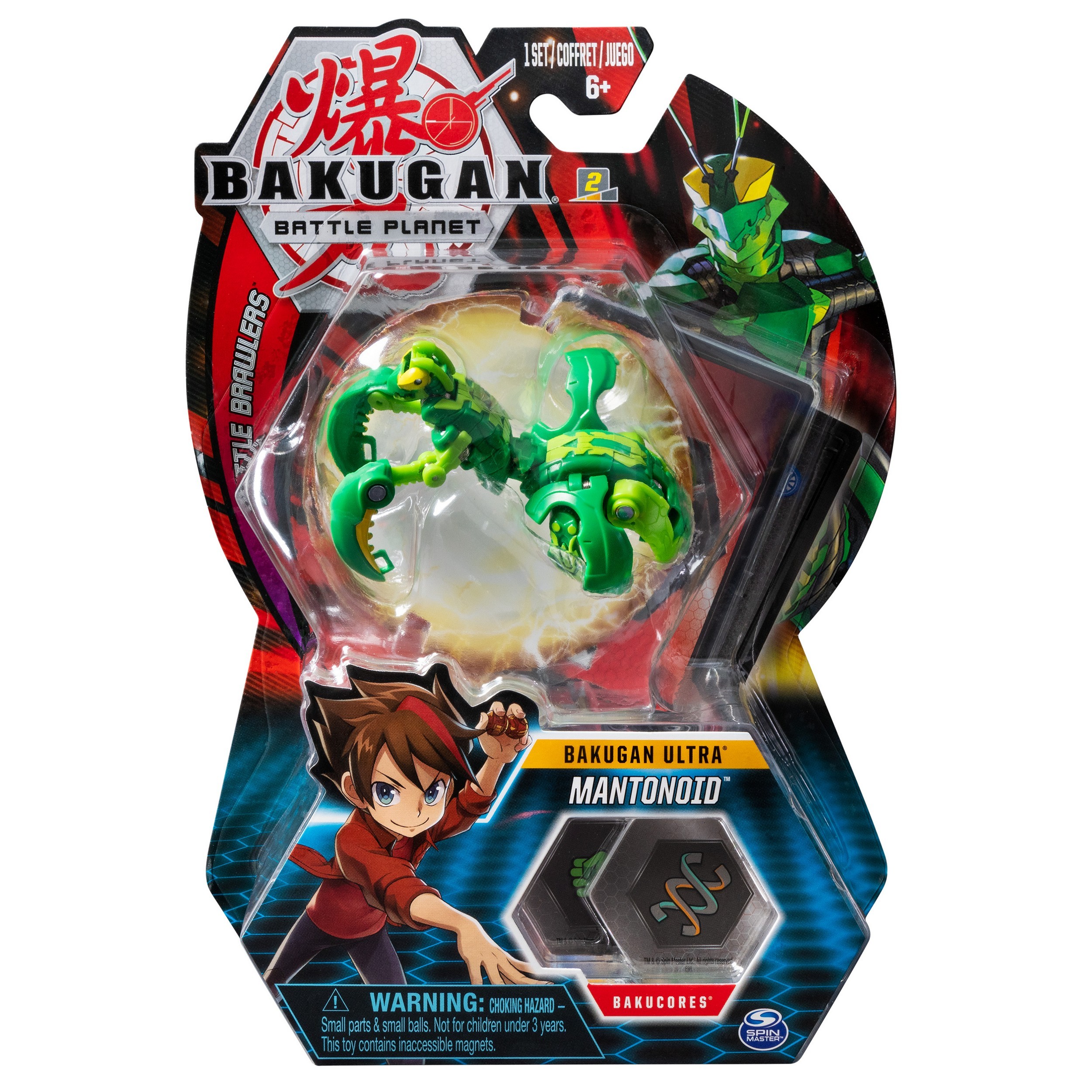 Фигурка-трансформер Bakugan Ультра Mantis Green 6045146/20104035 купить по  цене 49 ₽ в интернет-магазине Детский мир