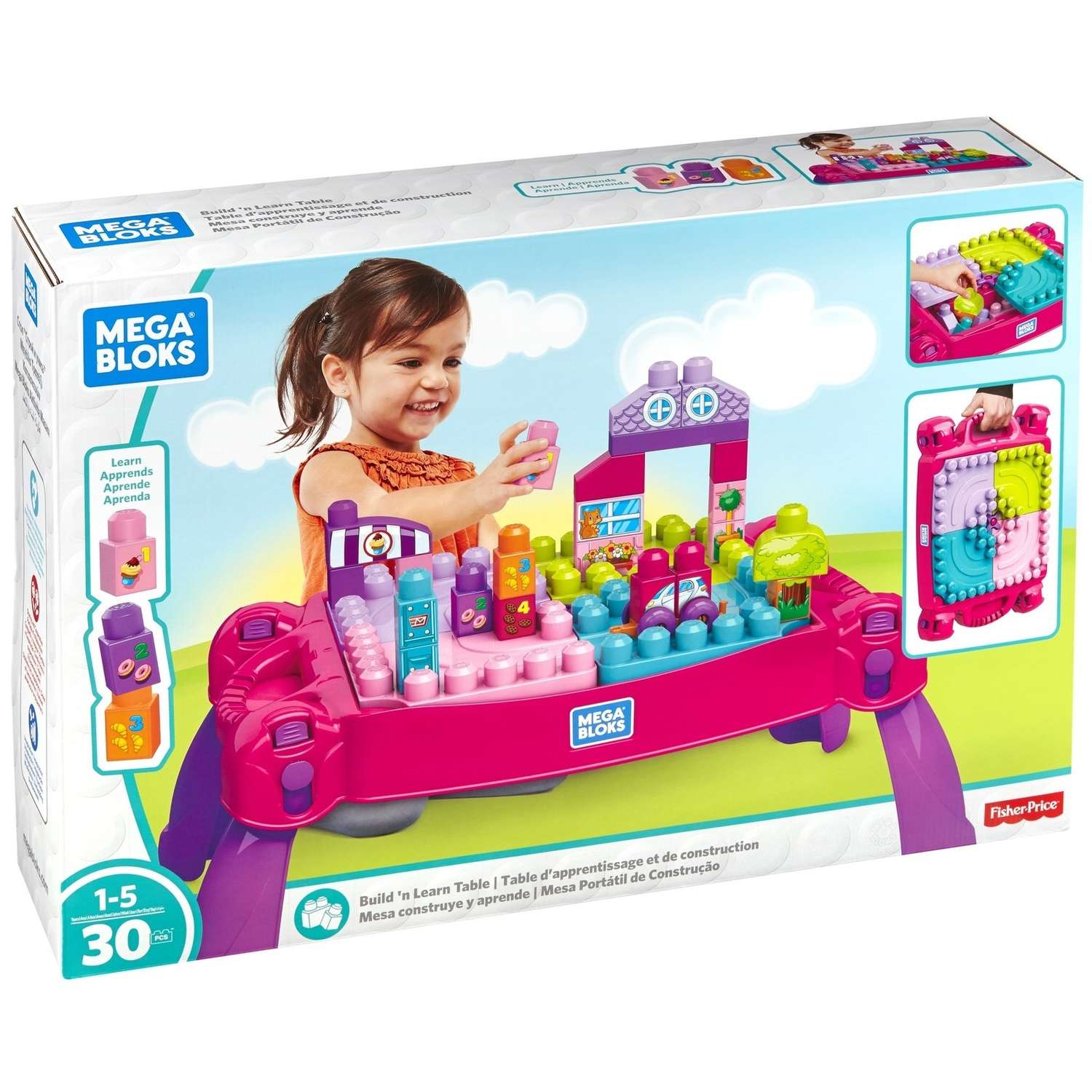 игровой столик с конструктором mega bloks