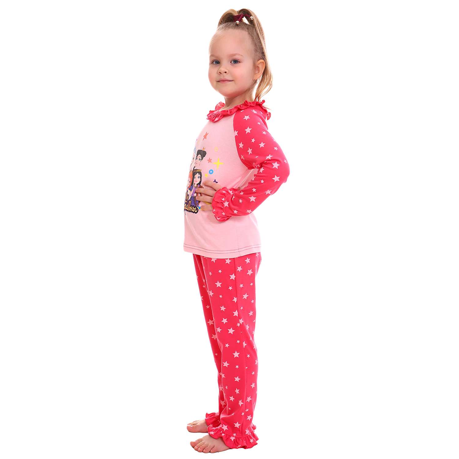 Пижама Детская Одежда S0415К/розовый_малиновый - фото 4