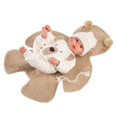 Кукла LLORENS младенец Осито 36 см в коричневом со звуком