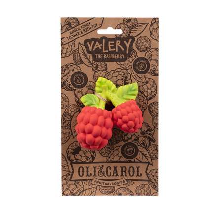 Прорезыватель грызунок OLI and CAROL Valery the Raspberry из натурального каучука