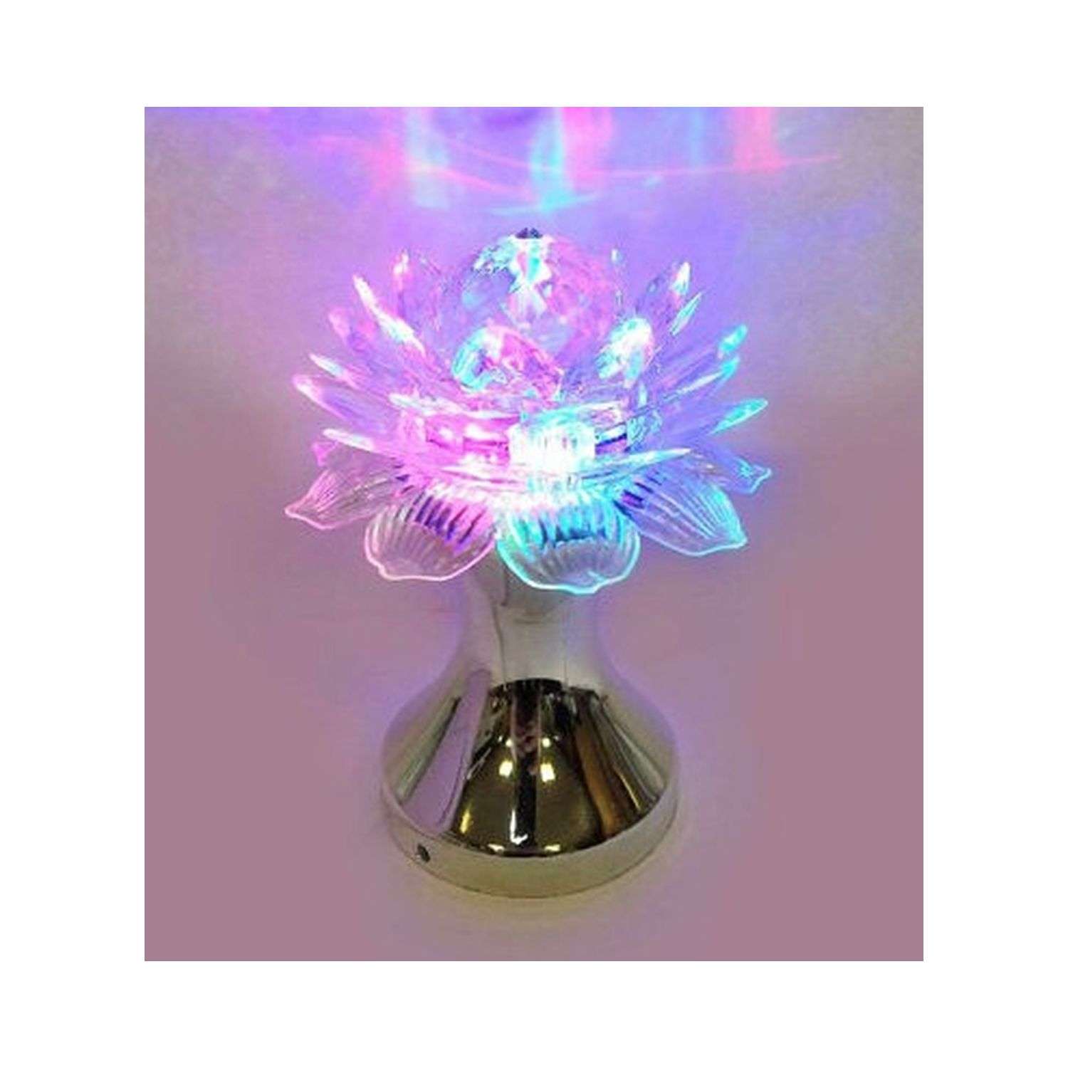 Светильник Keyprods светодиодный Цветок серебристый - фото 2