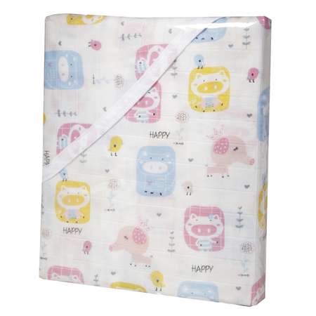 Пеленка-уголок для купания BabyEdel Mini Piggy 28057