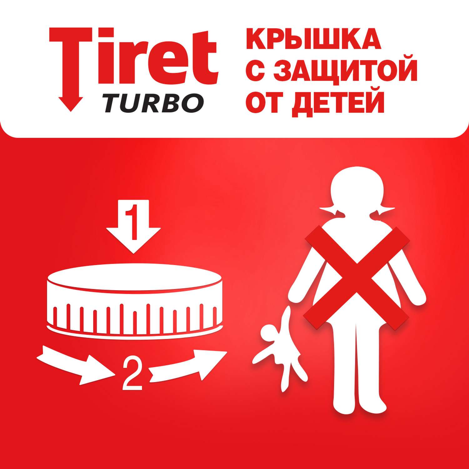 Гель Tiret TURBO 500мл от засоров в трубах - фото 7