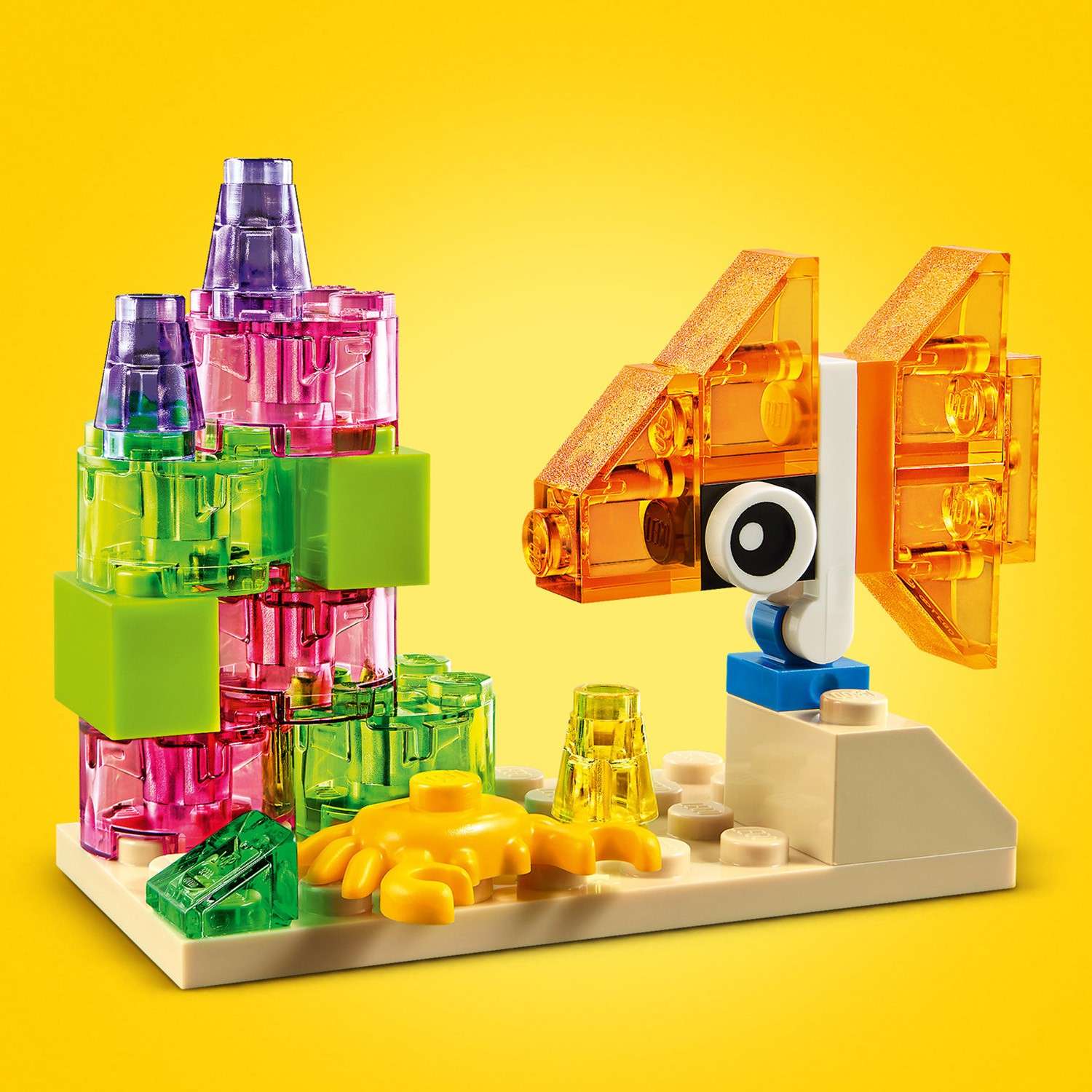 Конструктор LEGO Classic Прозрачные кубики 11013 - фото 9