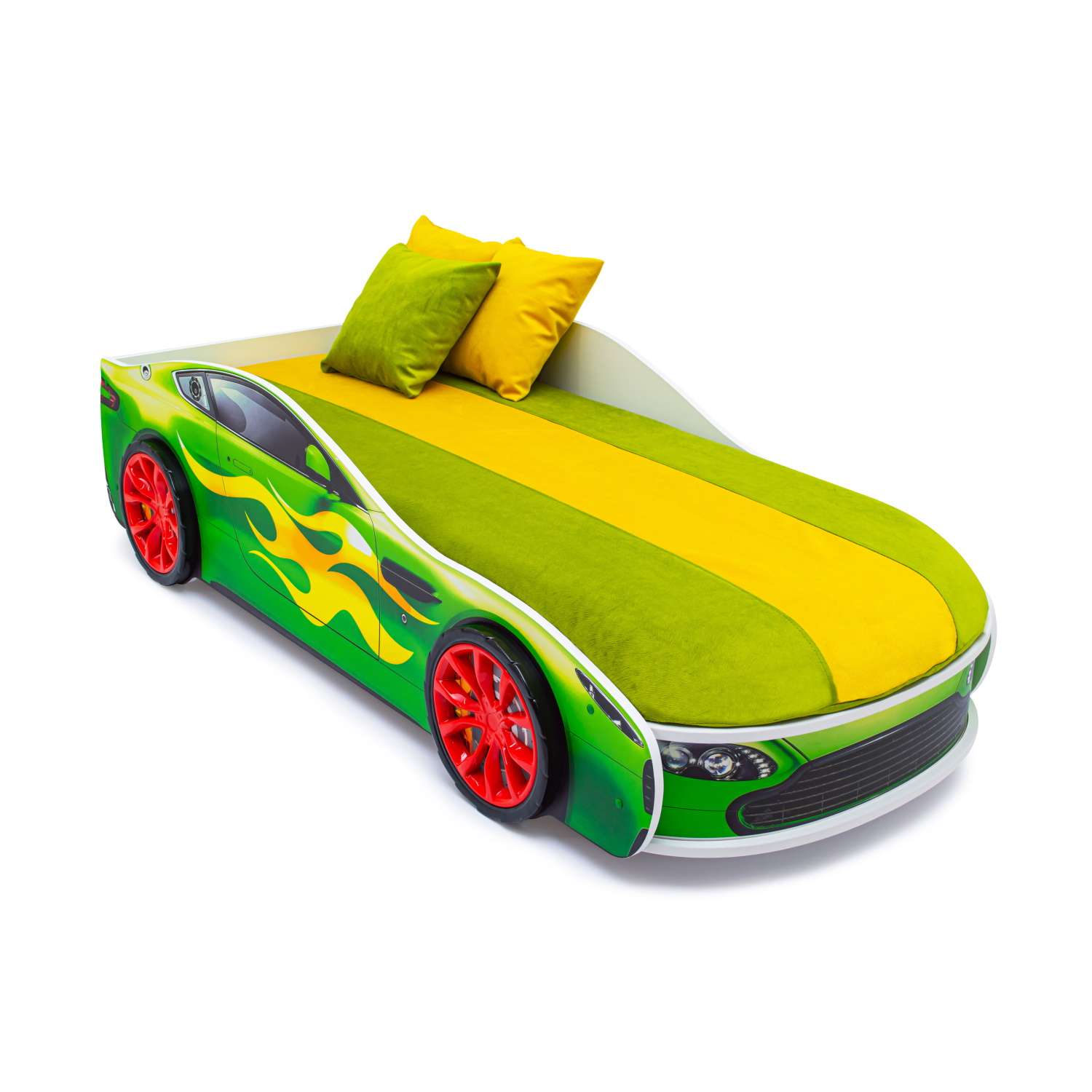 Кровать-машина Бельмарко Бондмобиль Зеленый - фото 10