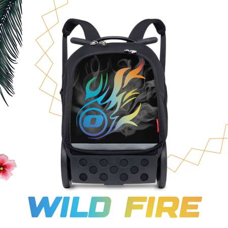 Рюкзак на колесах Nikidom WILD FIRE с лямками размер XL