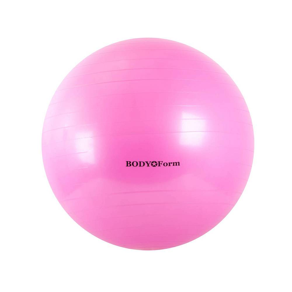 Мяч гимнастический Body Form BF-GB01 75 см розовый - фото 1