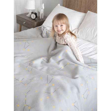 Плед флисовый Baby Nice Созвездия 100х140 см