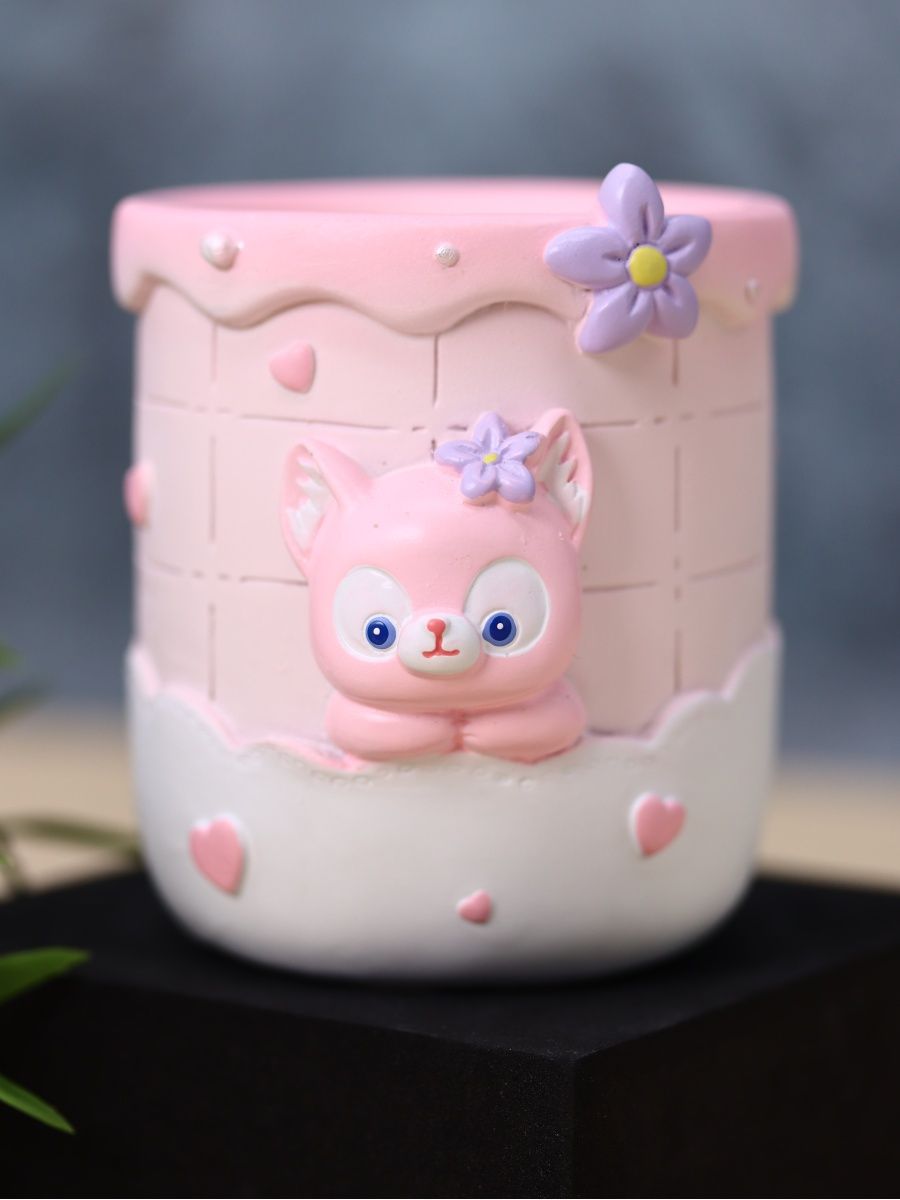 Подставка для канцелярии iLikeGift Kitty pink - фото 1