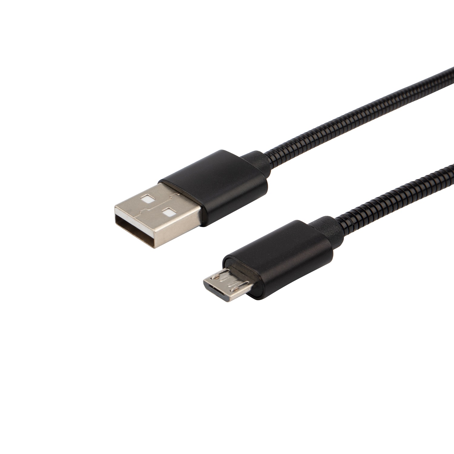 Кабель REXANT USB - microUSB 1 метр в металлической оплетке - фото 4