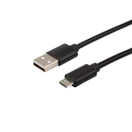 Кабель REXANT USB - microUSB 1 метр в металлической оплетке