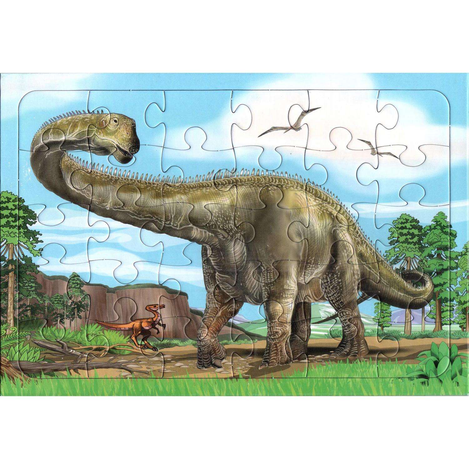 Комплект пазлов Лада Динозавры 4 шт - фото 2