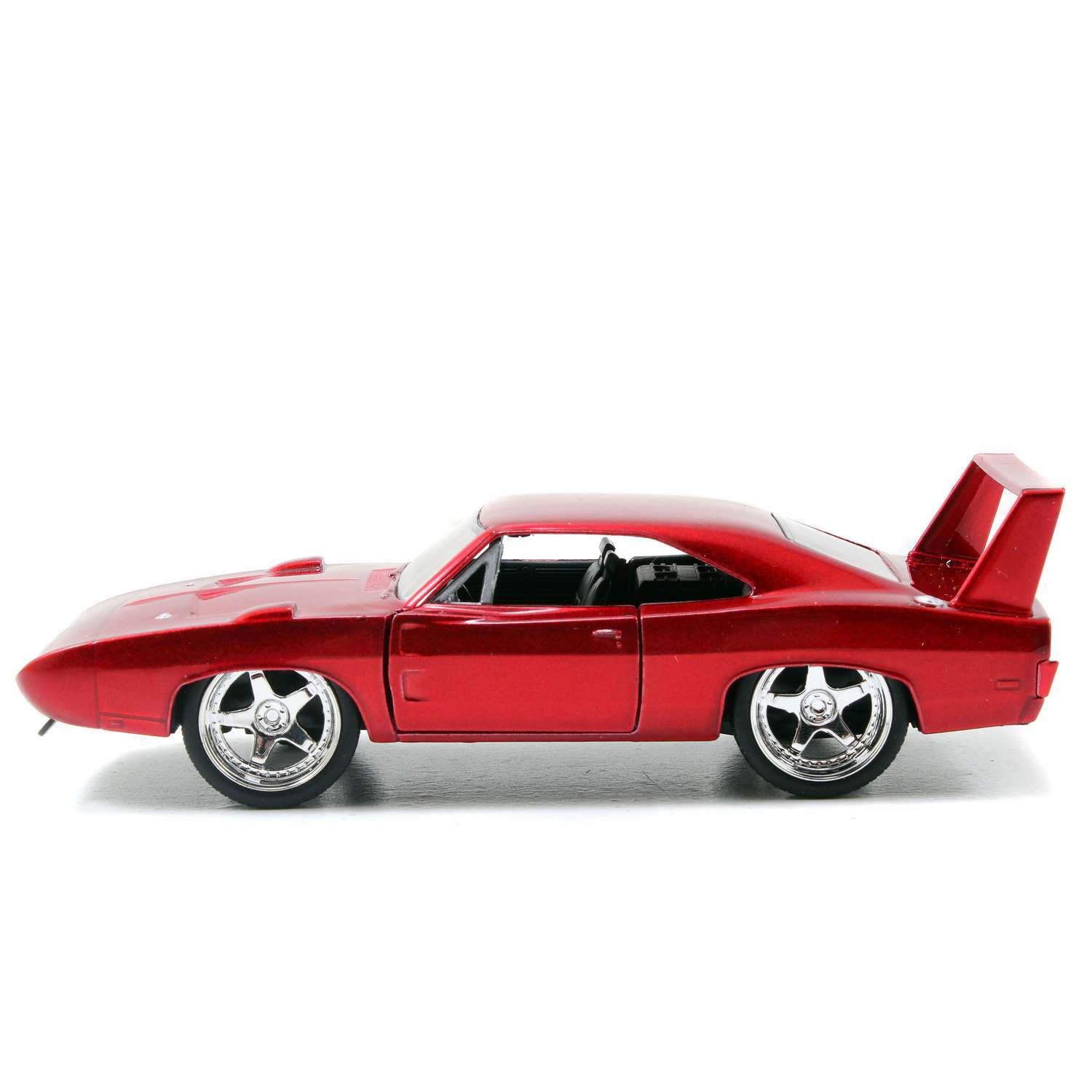 Машинка Fast and Furious Jada1:32 1969 Dodge Charger Daytona-Free Rolling Красная 97086 97086 - фото 5