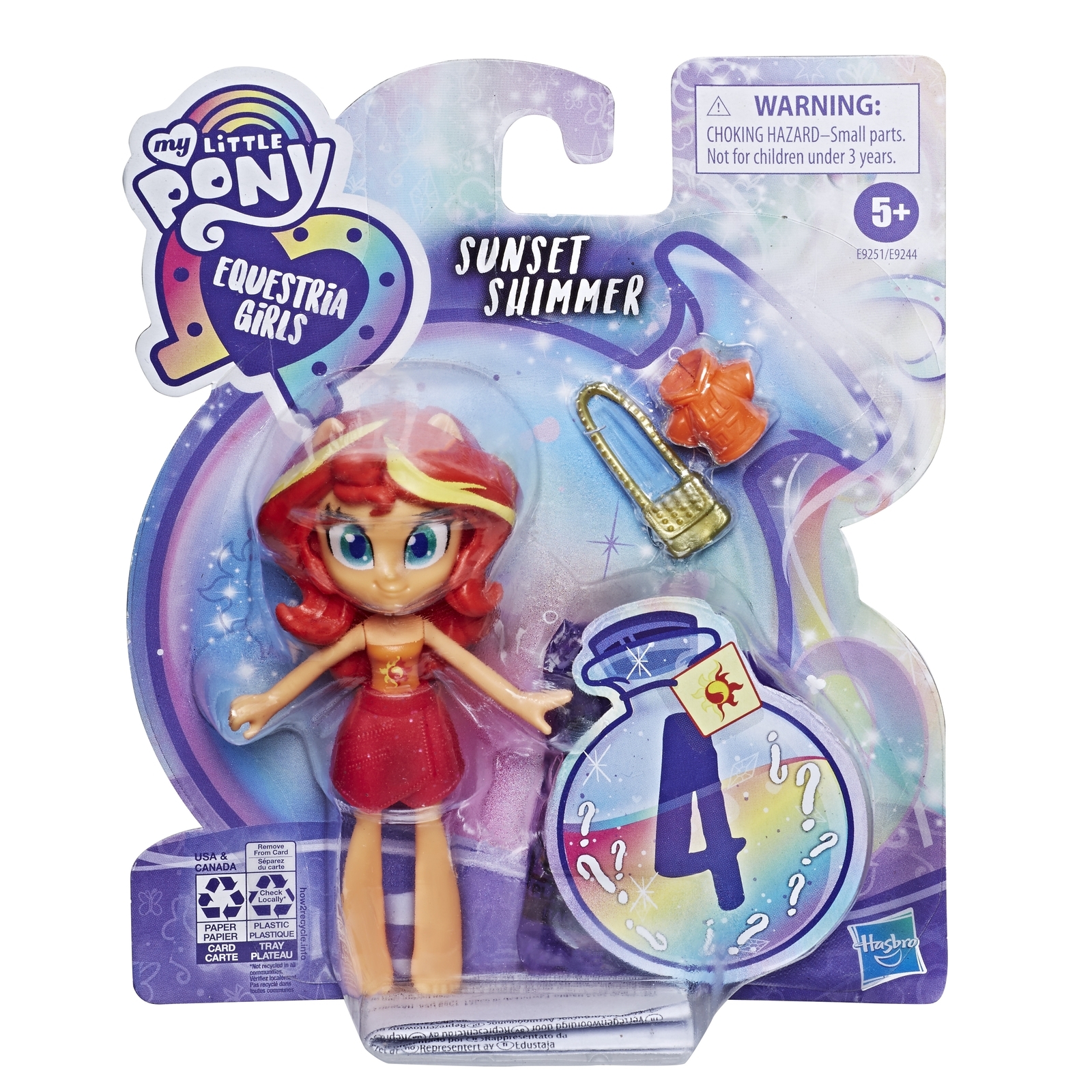 Набор игровой MLP Equestria Girls My Little Pony Сансет Шиммер с нарядом  E92515L0 купить по цене 299 ₽ в интернет-магазине Детский мир